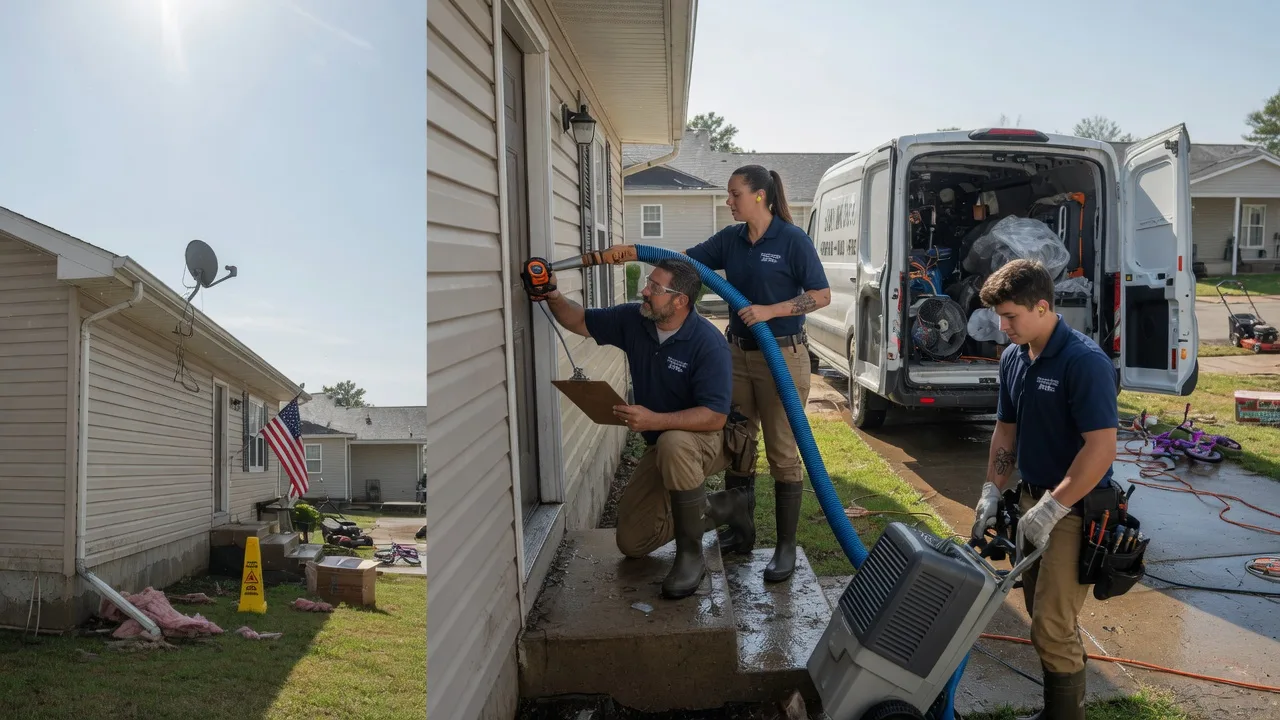 Ceiling Water Damage Restoration in Vandervoort, AR near me